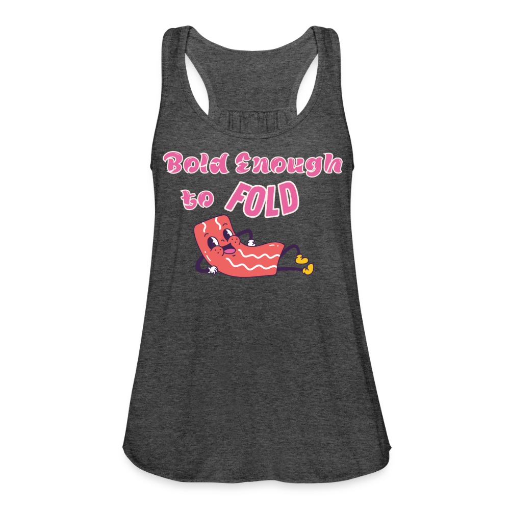 Women's Flowy Tank Top by Bella - deep heather