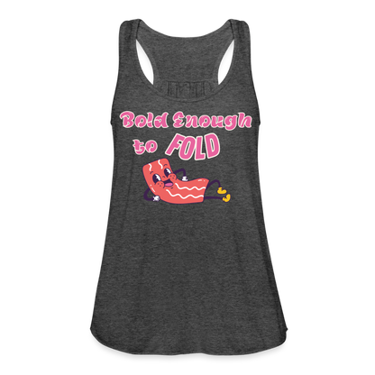 Women's Flowy Tank Top by Bella - deep heather