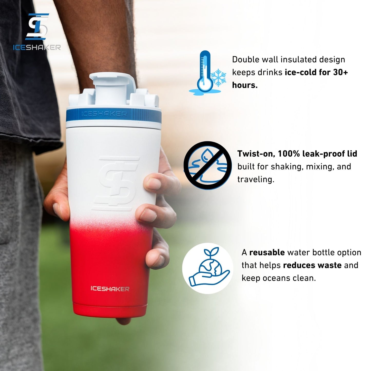 Officially Licensed New York Giants 26oz Ice Shaker
