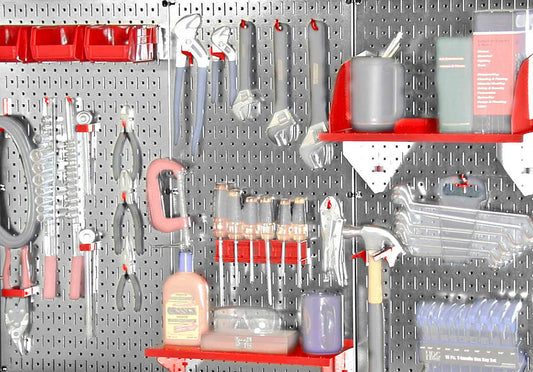 The Perfect Starter Accessory Pack - Our Most Popular Wall Control Pegboard Hook Set