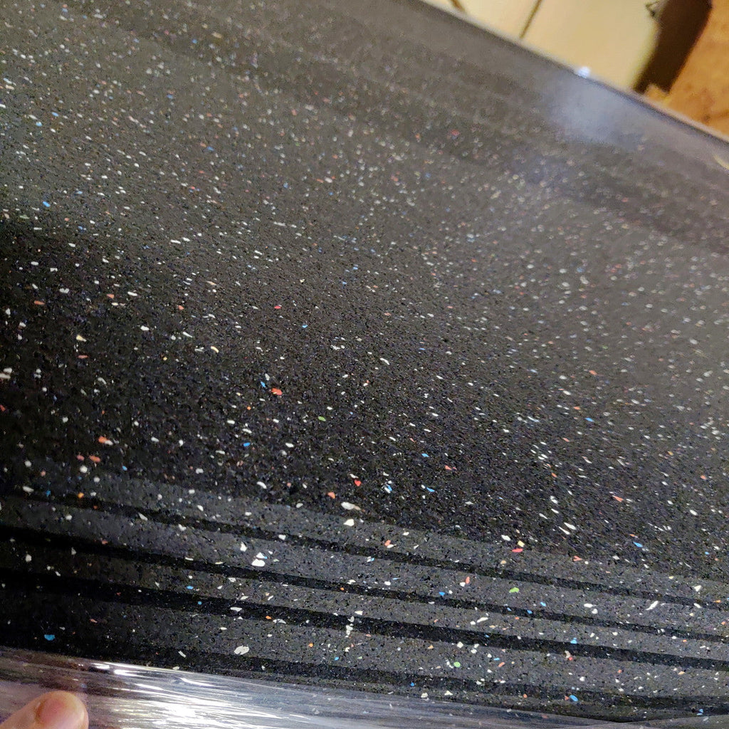 NEW Hammer Clad 8mm Premium Gym Flooring Mats 4' x 6' Confetti Fleck