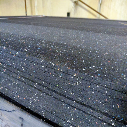 NEW Hammer Clad 8mm Premium Gym Flooring Mats 4' x 6' Confetti Fleck