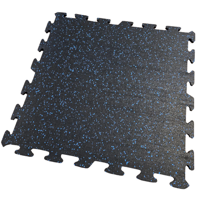 NEW Hammer Clad 1/2" Premium Rubber Floor Tiles and Interlocking Gym Tile Flooring