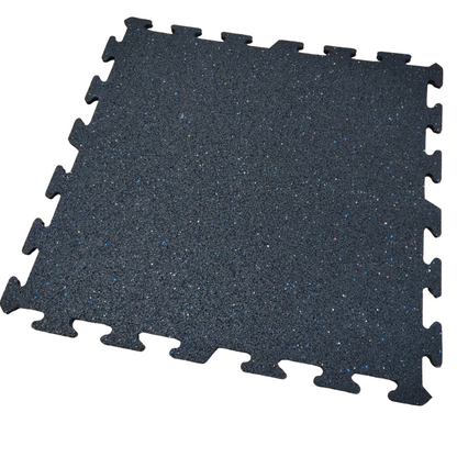 NEW Hammer Clad 18mm (3/4" Nominal) Premium Rubber Floor Tiles and Gym Tile Flooring Interlock