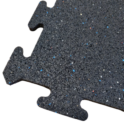 NEW Hammer Clad 18mm (3/4" Nominal) Premium Rubber Floor Tiles and Gym Tile Flooring Interlock