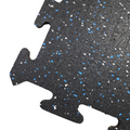 NEW Hammer Clad 18mm (3/4" Nominal) Premium Rubber Floor Tiles and Gym Tile Flooring Interlock