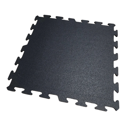 NEW Hammer Clad 3/8" Premium Rubber Floor Tiles and Interlocking Gym Tile Flooring