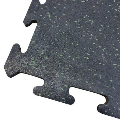 NEW Hammer Clad 3/8" Premium Rubber Floor Tiles and Interlocking Gym Tile Flooring