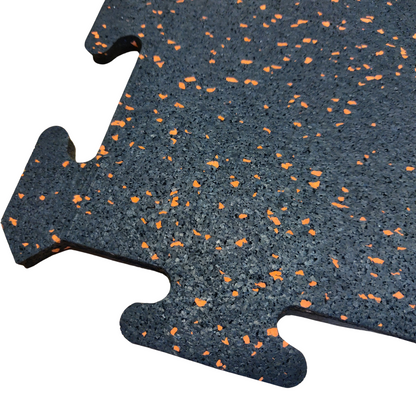 NEW Hammer Clad 3/8" Premium Rubber Floor Tiles and Interlocking Gym Tile Flooring
