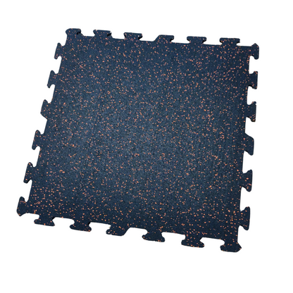 NEW Hammer Clad 3/8" Premium Rubber Floor Tiles and Interlocking Gym Tile Flooring