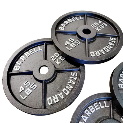 NEW Individual Cast Iron Weight Plates Olympic Weights Oldschool