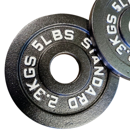 NEW Individual Cast Iron Weight Plates Olympic Weights Oldschool