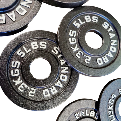 NEW Individual Cast Iron Weight Plates Olympic Weights Oldschool
