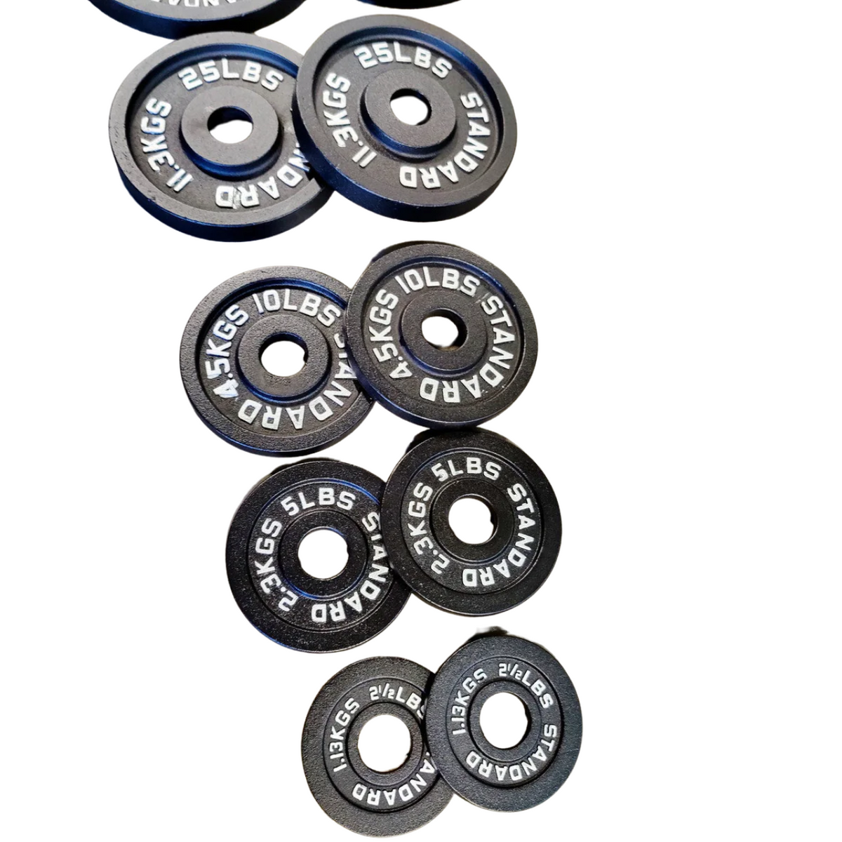 NEW Olympic Cast Iron Weight Plates Set 245lb Set
