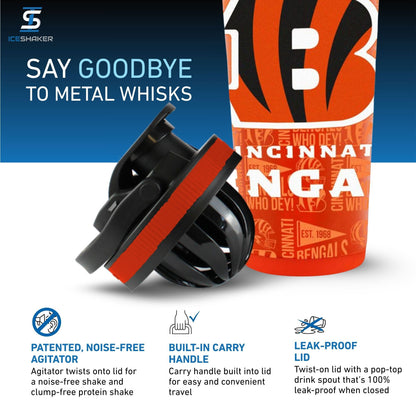 Officially Licensed Cincinnati Bengals 4D Ice Shaker
