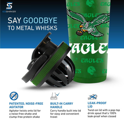 Officially Licensed Philadelphia Eagles 26oz Ice Shaker