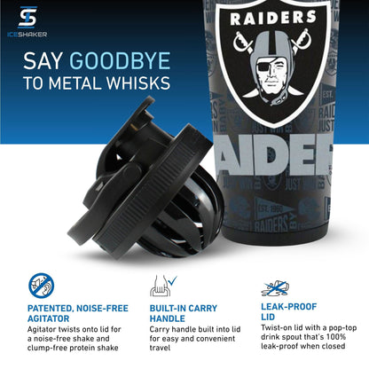 Officially Licensed Las Vegas Raiders 26oz Ice Shaker