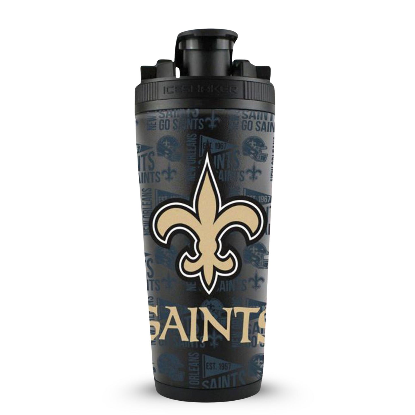 Officially Licensed New Orleans Saints 26oz Ice Shaker