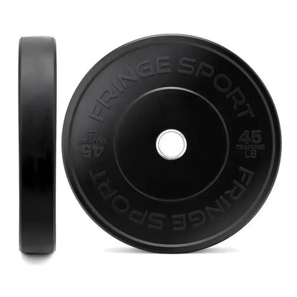Black Bumper Plates (Pairs)