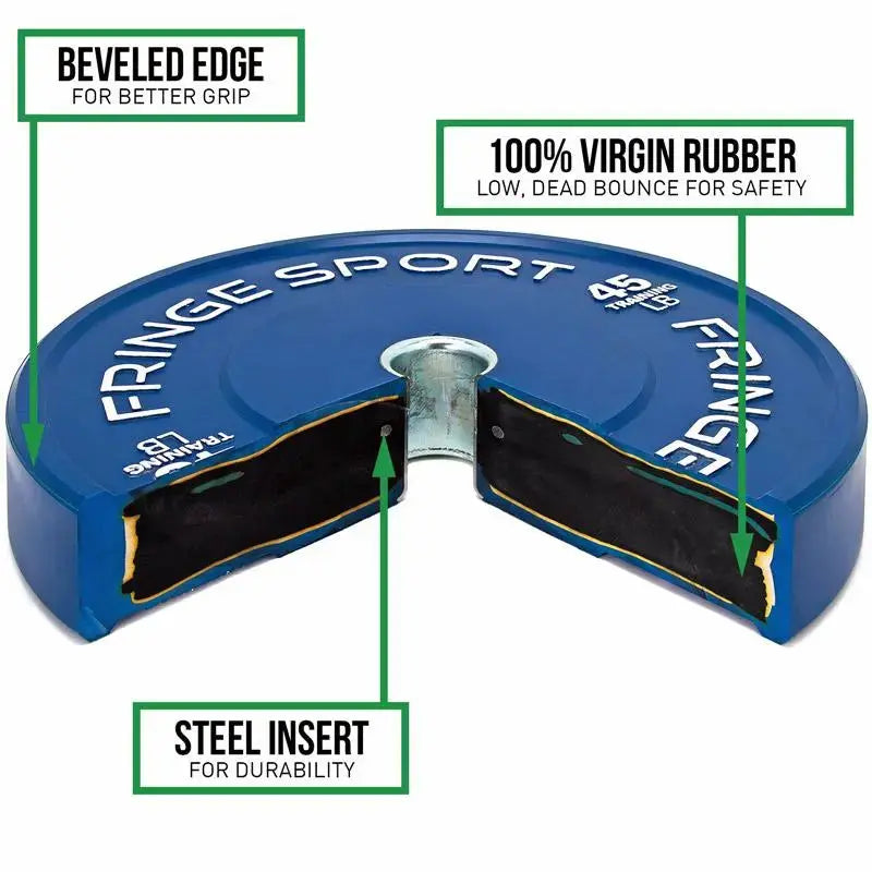 Black Bumper Plates (Pairs)