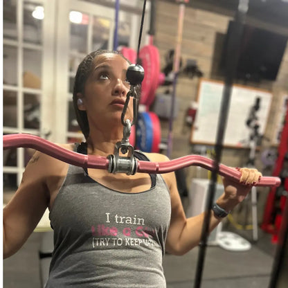 Women's Train Like A Girl Flowy Tank Top