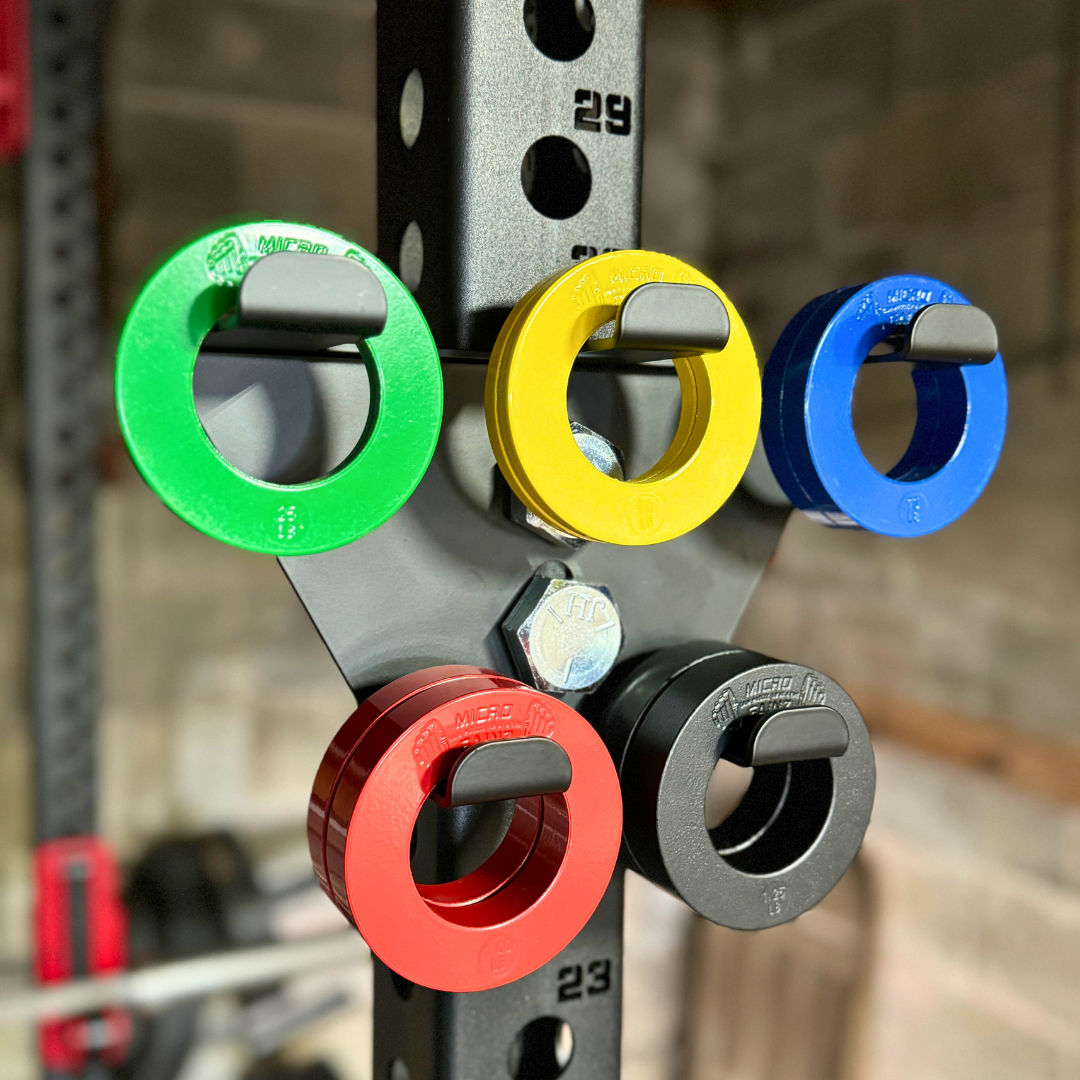 Micro Gainz Micro Plate Hanger Rack Attachment | Garage Gym Life Vetted