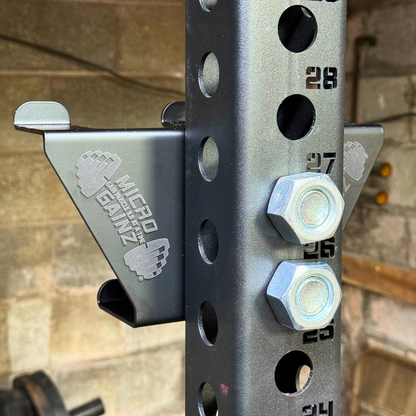 Micro Gainz Micro Plate Hanger Rack Attachment | Garage Gym Life Vetted