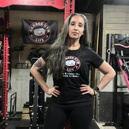 Women’s  Garage Gym Life Logo Premium T-Shirt
