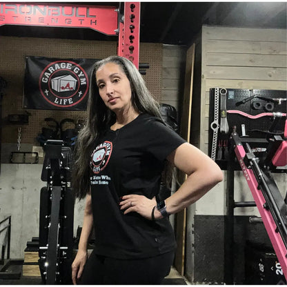 Women’s  Garage Gym Life Logo Premium T-Shirt