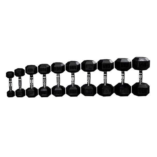 Rubber Hex Dumbbells Sets