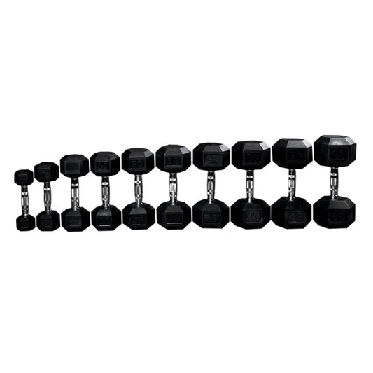 Rubber Hex Dumbbells Sets
