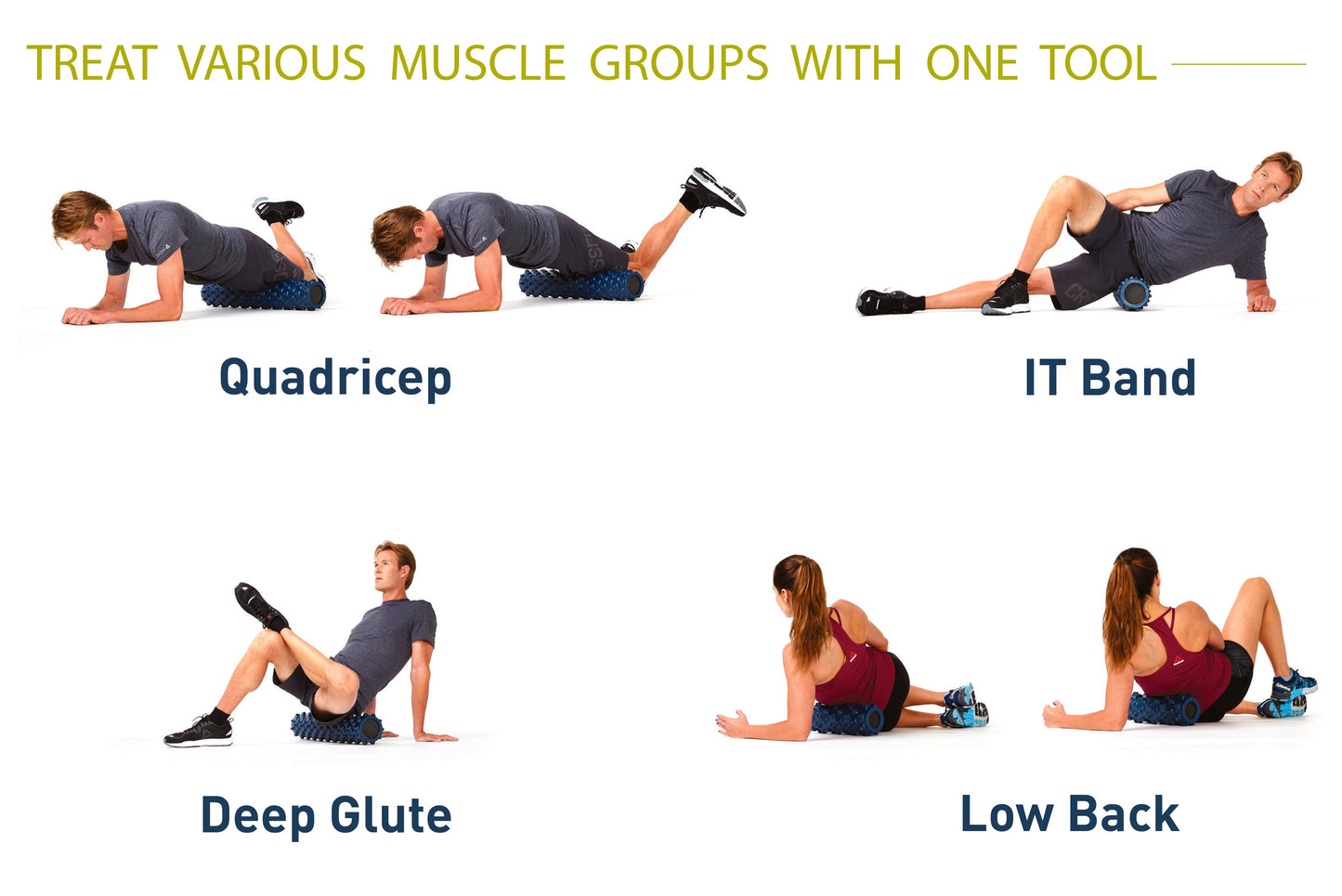 RumbleRoller Original Foam Roller