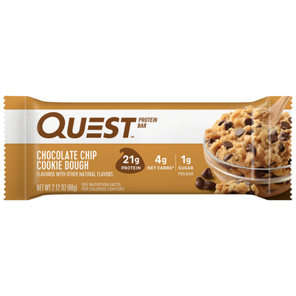 Quest Protein Bar, Chocolate Chip Cookie Dough Flavor