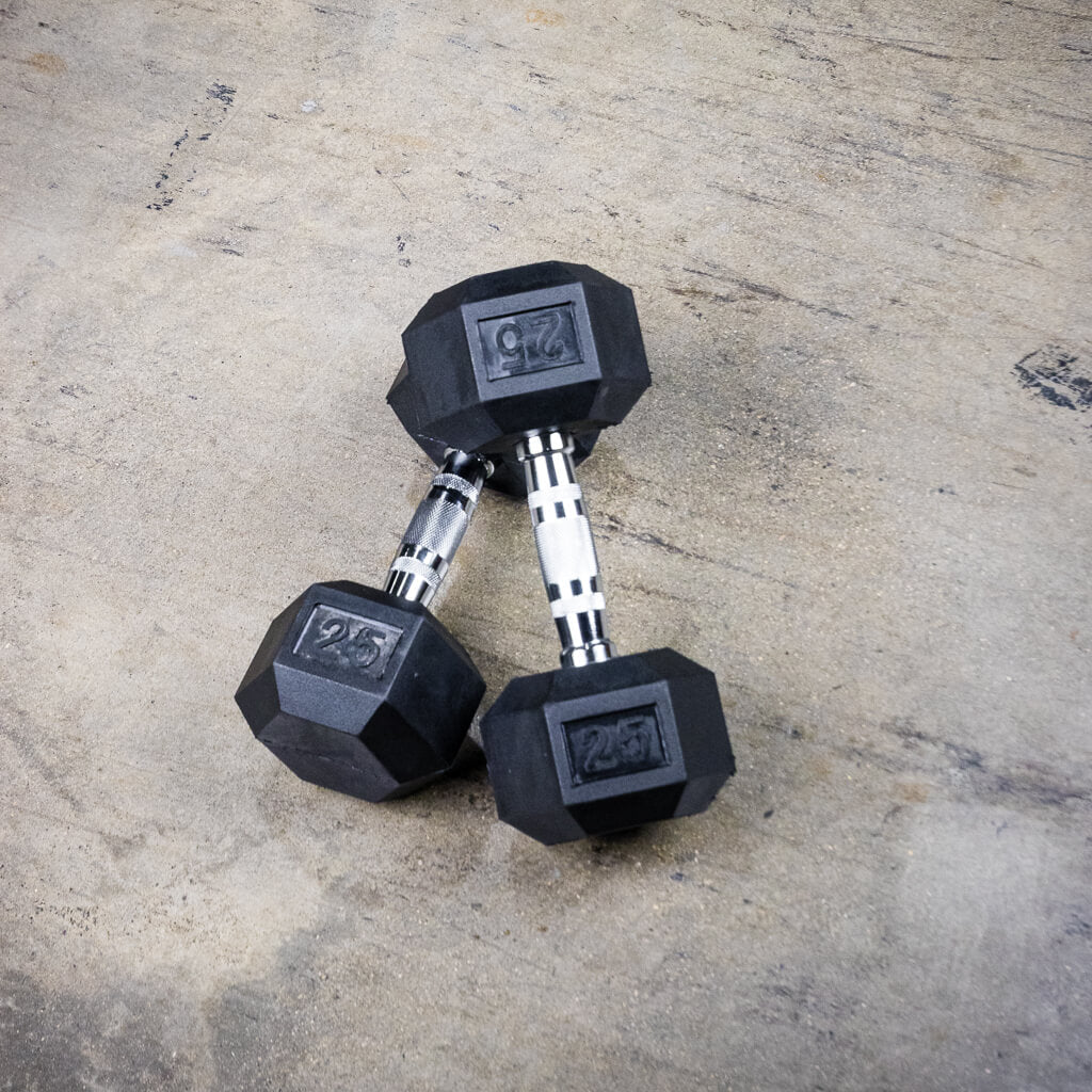 Rubber Hex Dumbbells Sets