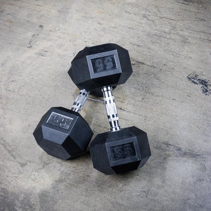 Rubber Hex Dumbbells Sets