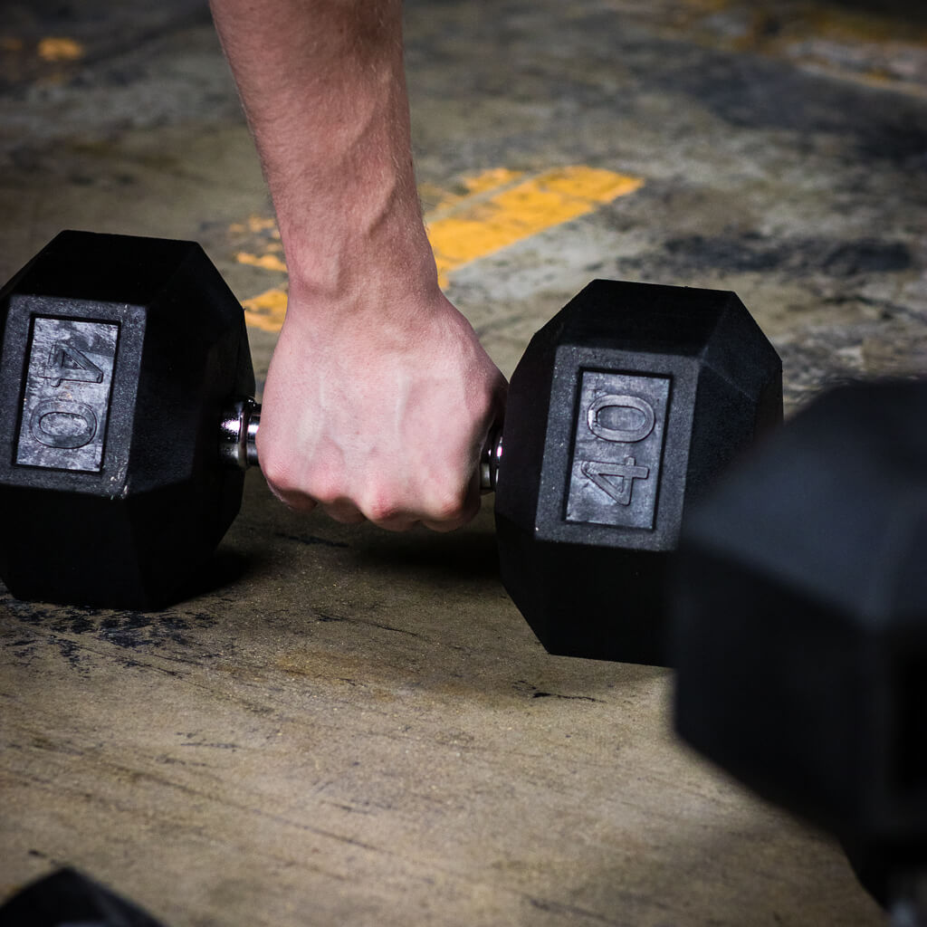 Rubber Hex Dumbbells Sets