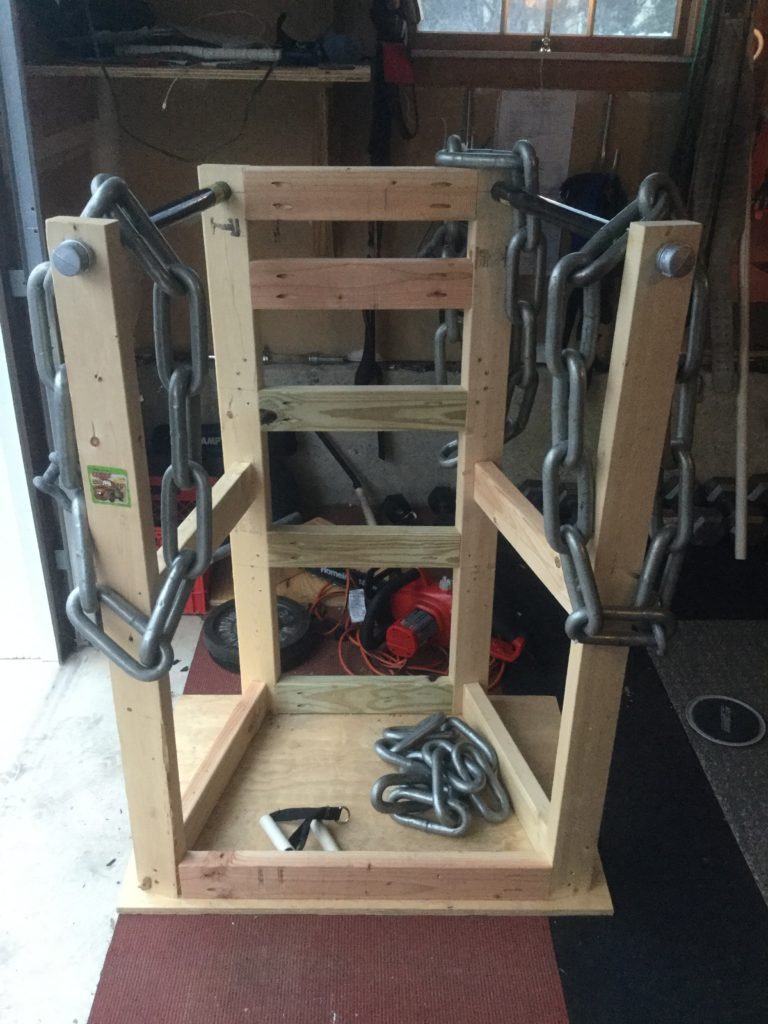 DIY Dip Station with Chains