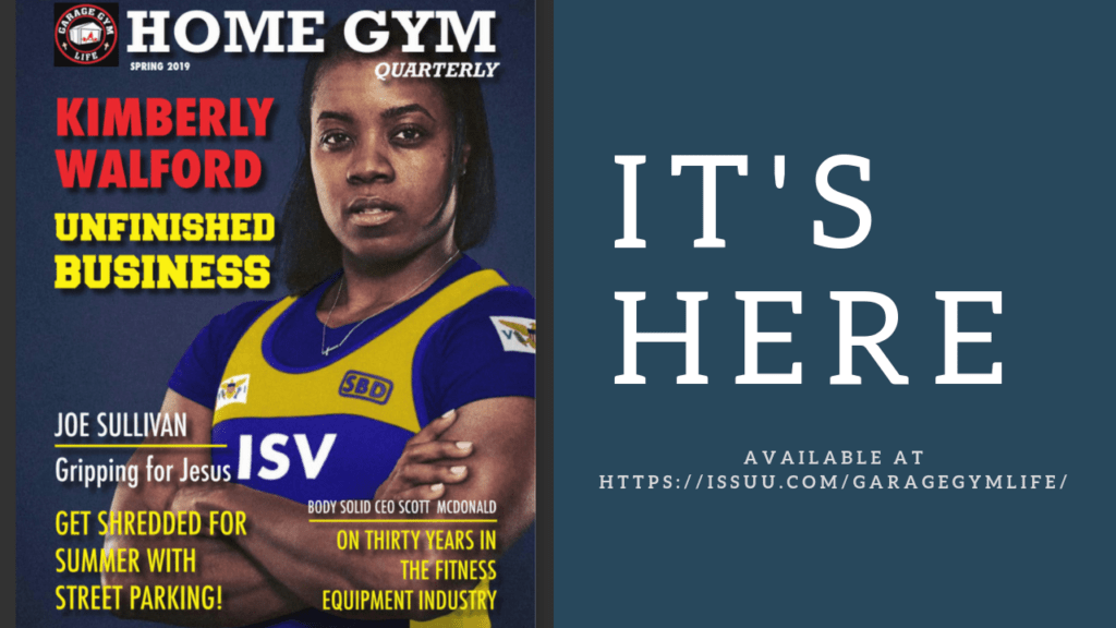 cover image for the blog post announcing Spring 2019 issue of the Home Gym Quarterly