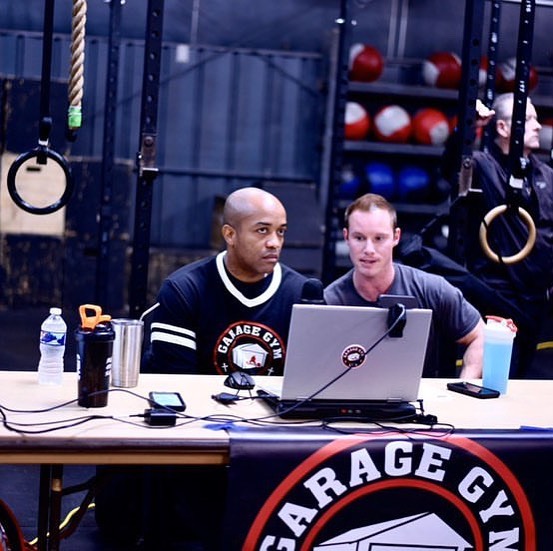 Powerlifting coach Dave Spitowski sitting in with Garage Gym Life Media during USPA Dirty South Championships